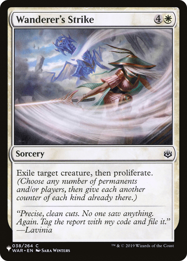 Wanderer's Strike (LIST-WAR-38) - The List