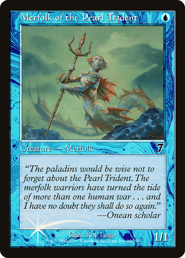 Merfolk of the Pearl Trident (7ED-90★) - 7th Edition