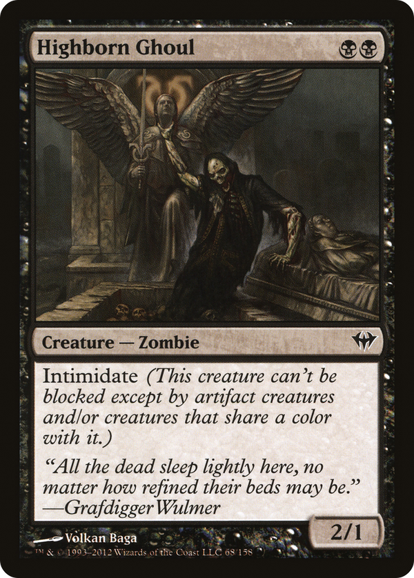 Highborn Ghoul (DKA-068) - Dark Ascension