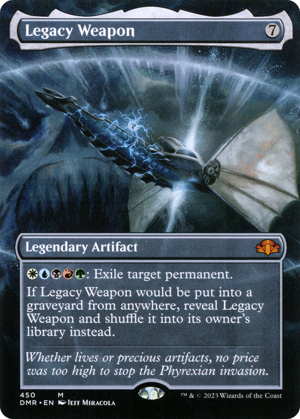 Legacy Weapon (Borderless) (DMR-450) - Dominaria Remastered Foil