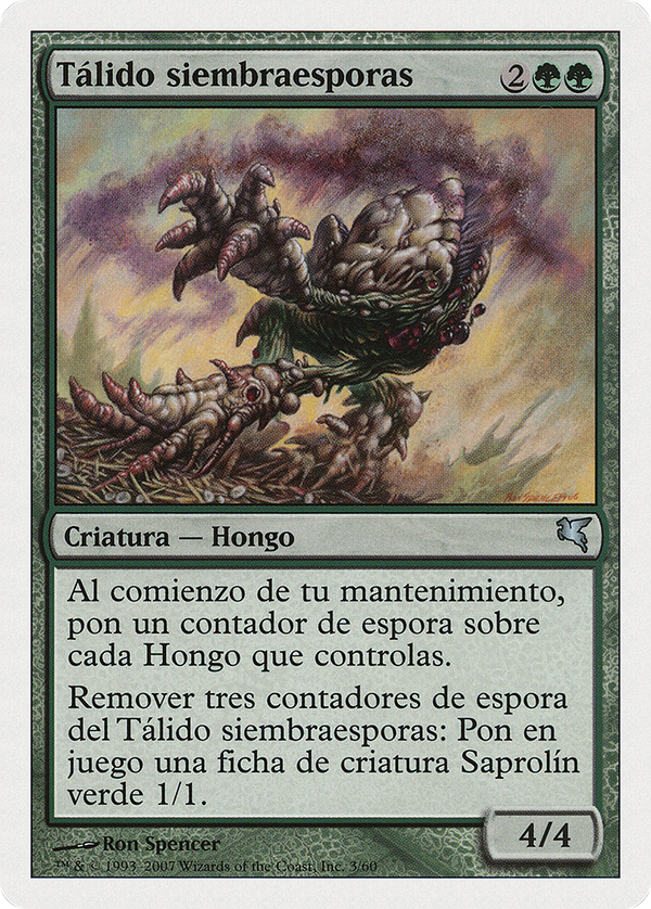 Sporesower Thallid (Spanish) - "Talido siembraesporas" (PSAL-0J3) - Salvat 2005