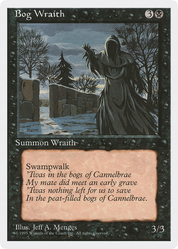 Bog Wraith (4ED-) - Fourth Edition