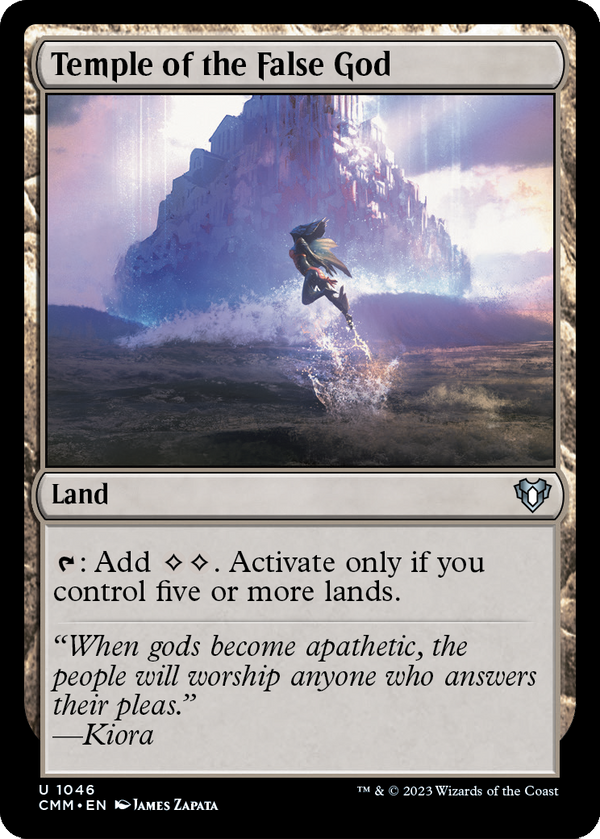 Temple of the False God (CMM-1046) - Commander Masters