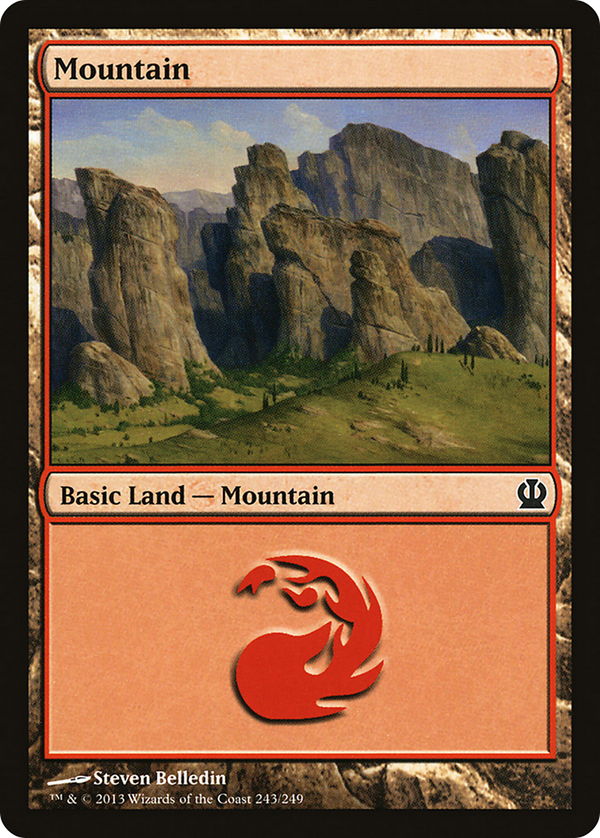 Mountain (243) (THS-243) - Theros Foil