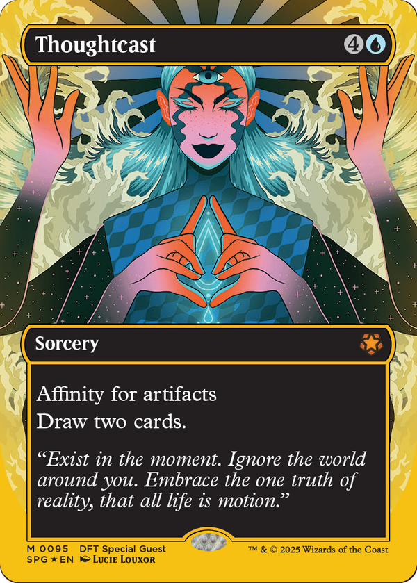 Thoughtcast (Borderless) (First-Place Foil) (SPG-095) - Special Guests Foil