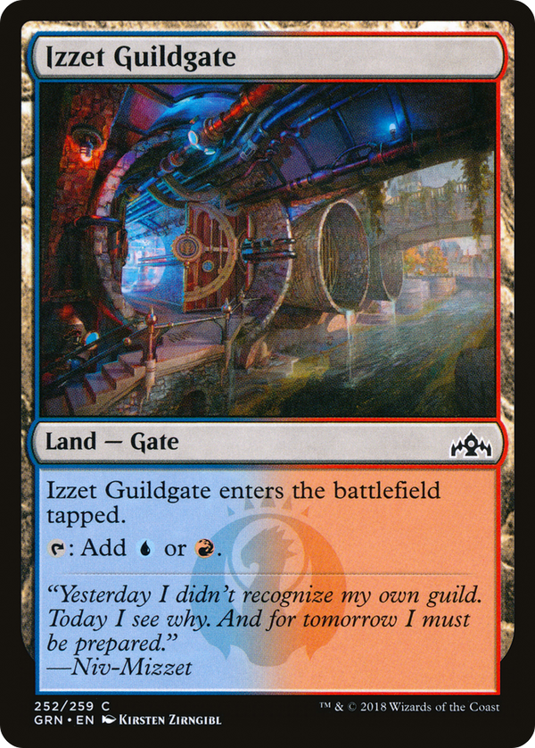 Izzet Guildgate (252) (GRN-252) - Guilds of Ravnica Foil