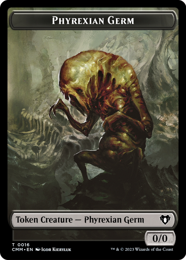 Phyrexian Germ (TCMM-016) - Commander Masters Tokens Foil