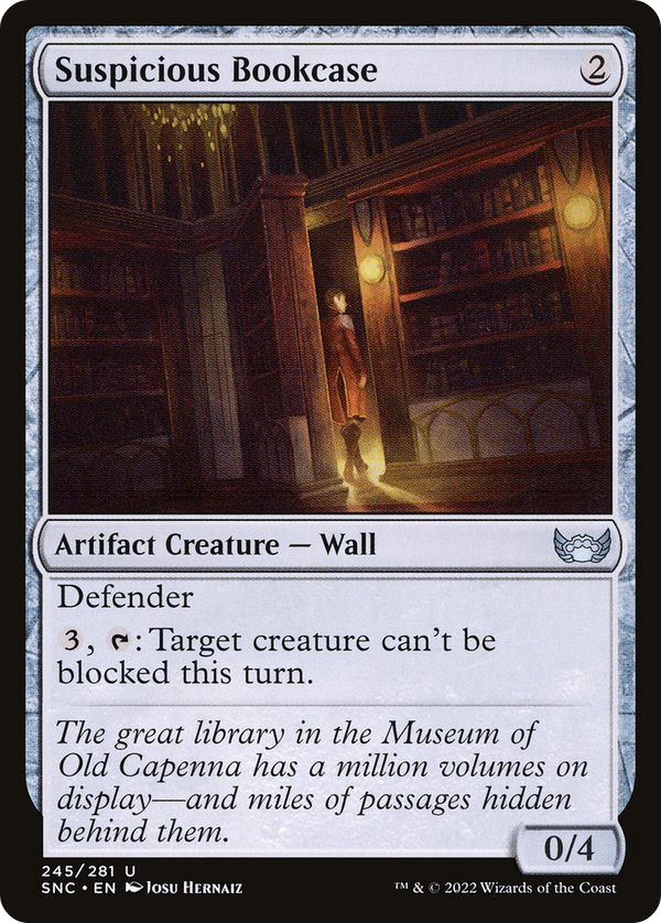 Suspicious Bookcase (SNC-245) - Streets of New Capenna Foil