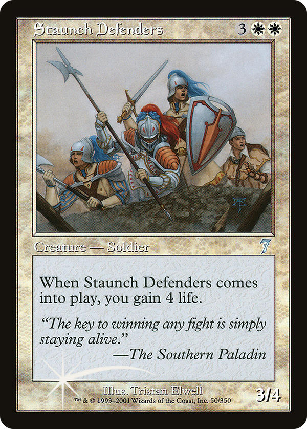 Staunch Defenders (7ED-50★) - 7th Edition Foil