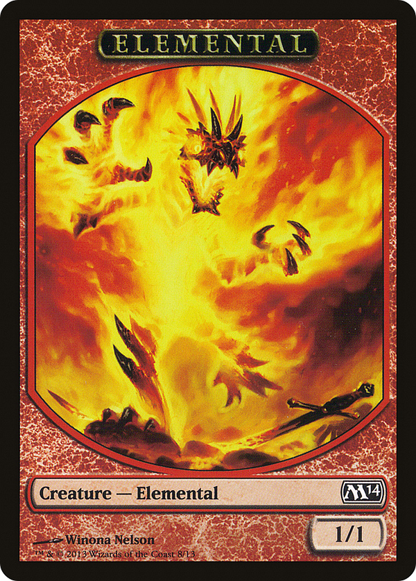 Elemental Token (Nelson) (M14-008) - Magic 2014 Tokens