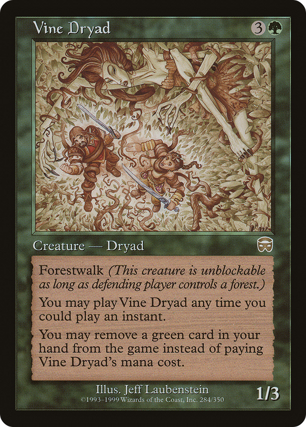 Vine Dryad (MMQ-284) - Mercadian Masques Foil
