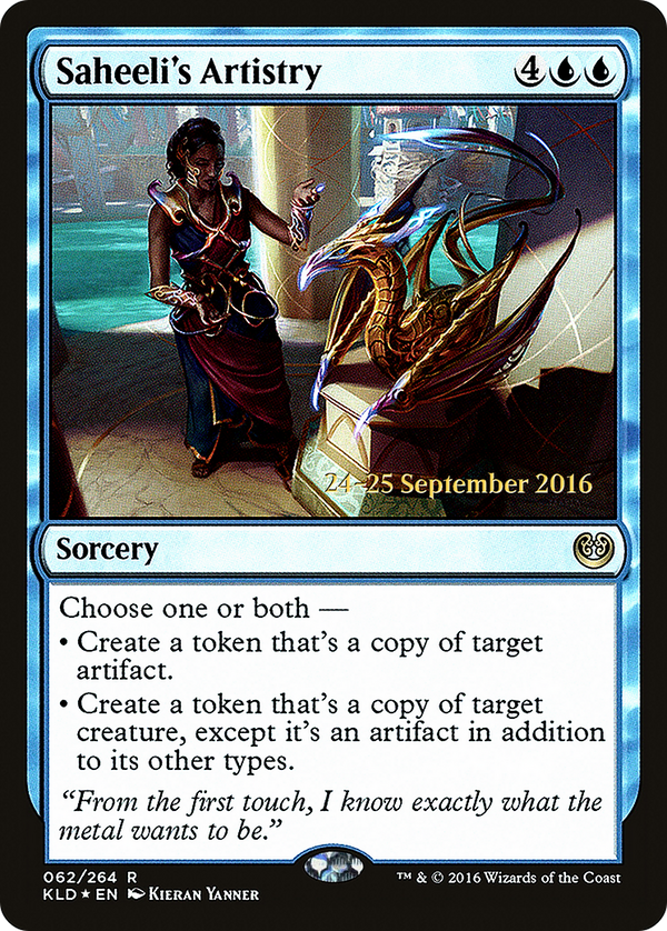 Saheeli's Artistry (PRE-62S) - Kaladesh Promos Foil