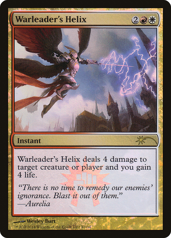 Warleader's Helix (FNM-) - Friday Night Magic 2014 Foil
