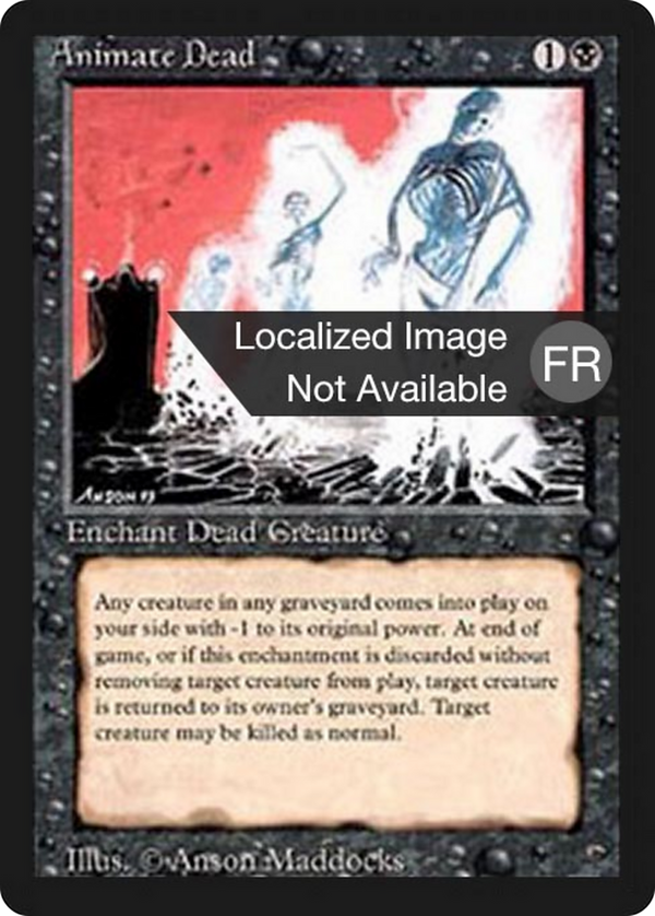 Animate Dead (FBB-) - Foreign Black Border