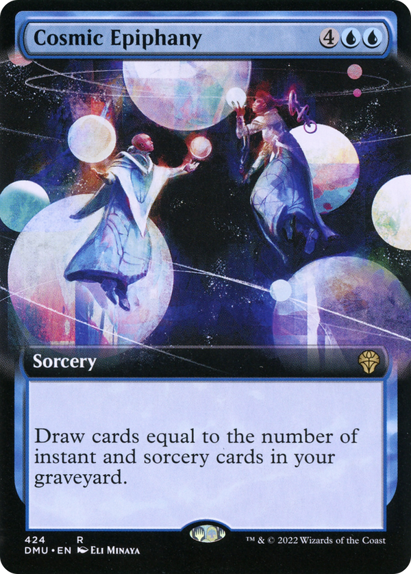 Cosmic Epiphany (Extended Art) (DMU-424) - Dominaria United: (Extended Art) Foil