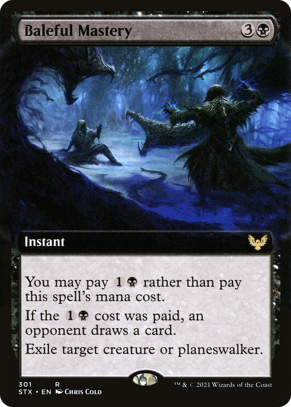 Baleful Mastery (Extended Art) (STX-301) - Strixhaven: School of Mages: (Extended Art) Foil