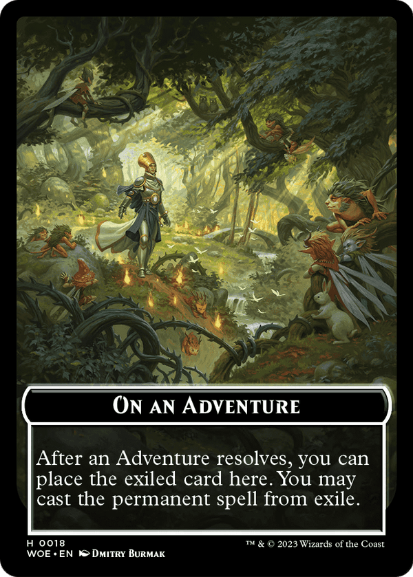 On an Adventure (TWOE-018) - Wilds of Eldraine Tokens