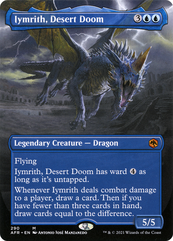 Iymrith, Desert Doom (Borderless) (AFR-290) - Adventures in the Forgotten Realms Foil