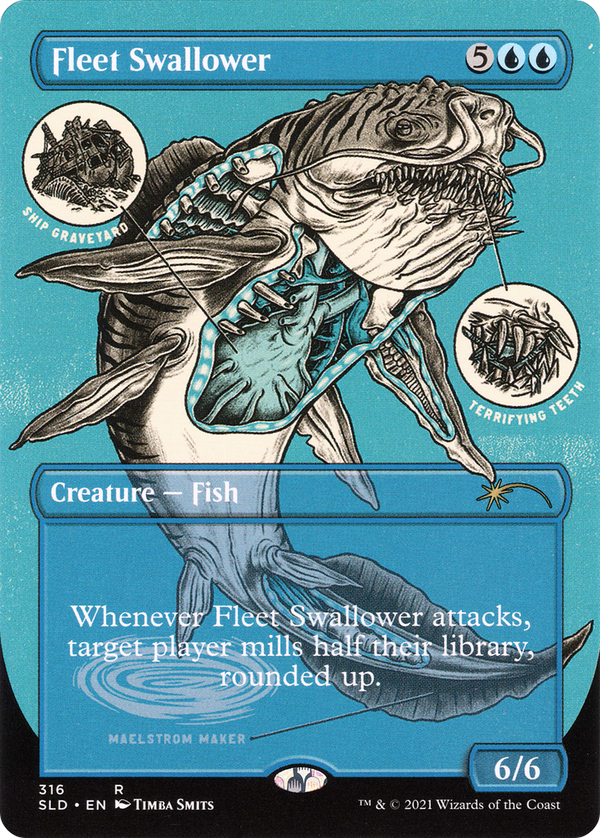 Fleet Swallower (SLD-316) - Secret Lair Drop (Borderless)