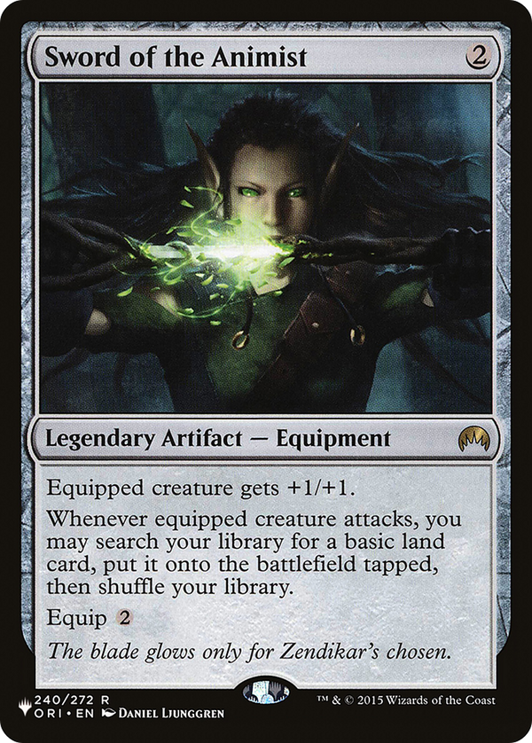 Sword of the Animist (ORI) (LIST-ORI-240) - The List
