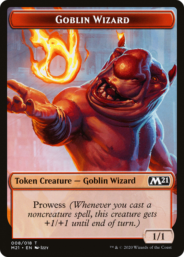 Goblin Wizard (TM21-008) - Core Set 2021 Tokens Foil
