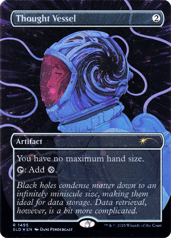 Thought Vessel (Galaxy Foil) (SLD-1495★) - Secret Lair Drop (Borderless) Foil