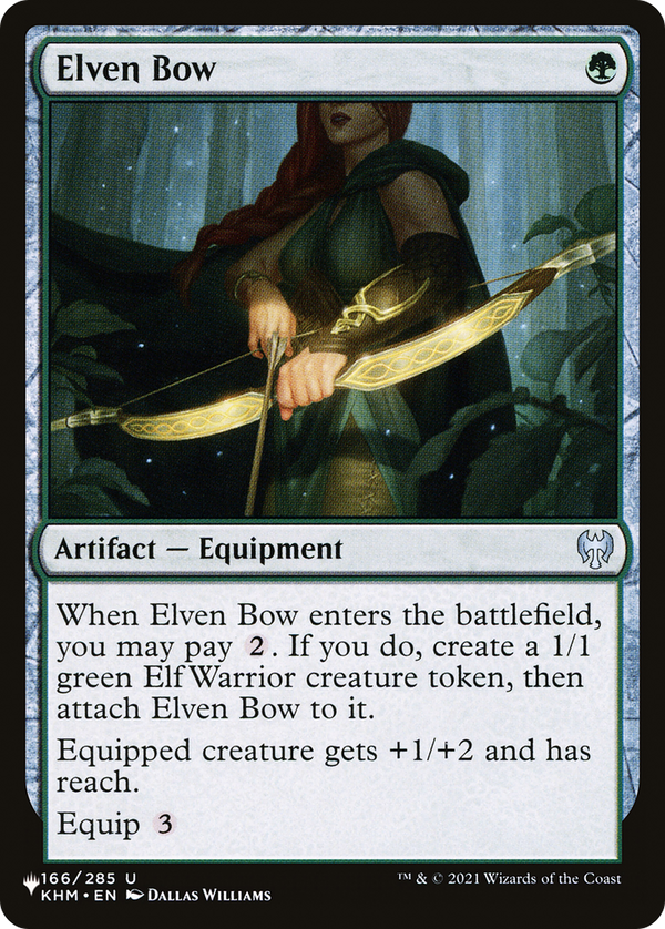 Elven Bow (LIST-KHM-166) - The List