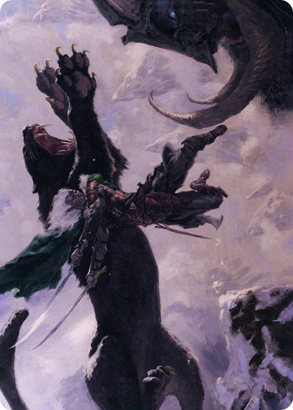 Drizzt Do'Urden // Drizzt Do'Urden (AAFR-052) - Adventures in the Forgotten Realms Art Series (Borderless) Foil