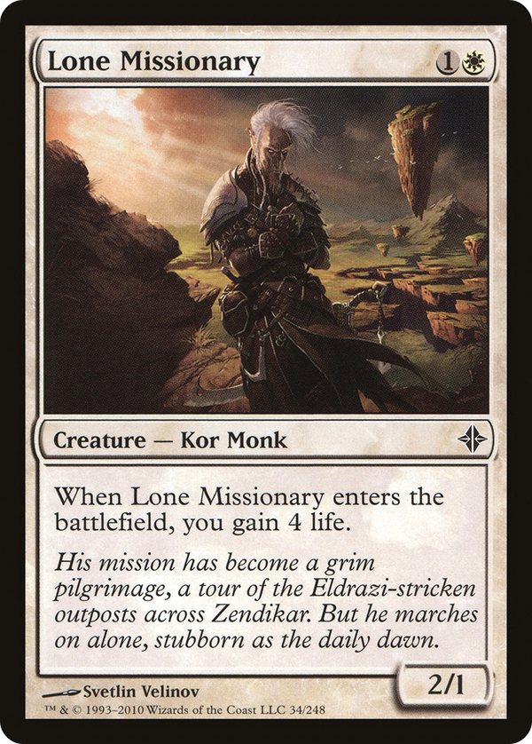 Lone Missionary (ROE-034) - Rise of the Eldrazi