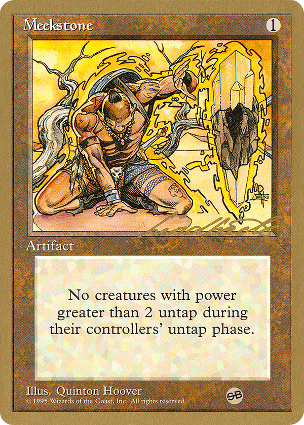 Meekstone - 1996 Leon Lindback (4ED) (SB) (WCD-) - Pro Tour Collector Set