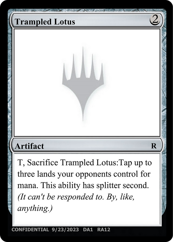 Trampled Lotus (UNK-) - Unknown Event
