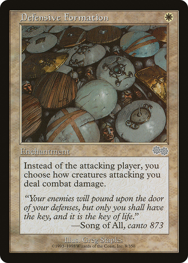 Defensive Formation (USG-009) - Urza's Saga