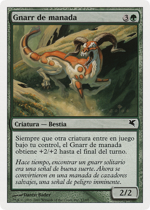 Herd Gnarr (Spanish) - "Gnarr de manada" (PSAL-J17) - Salvat 2005
