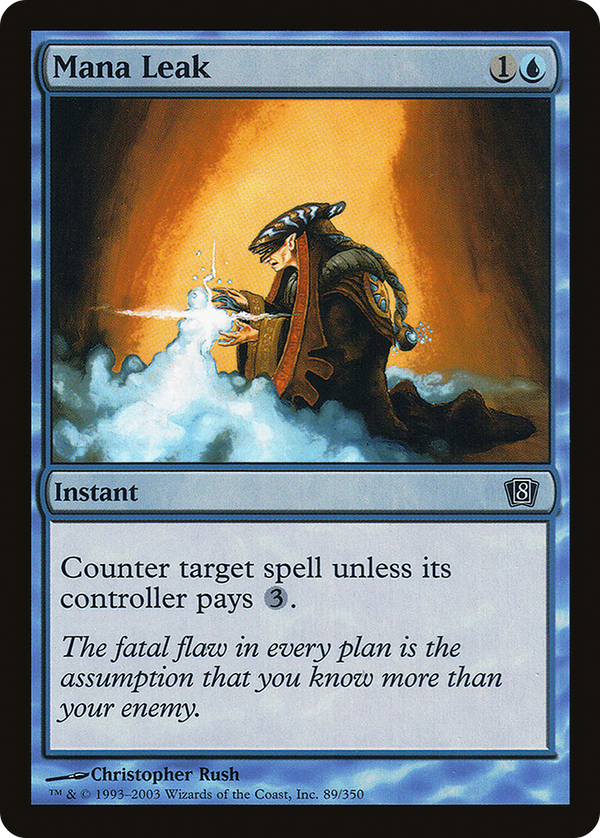 Mana Leak (8ED-089) - 8th Edition Foil