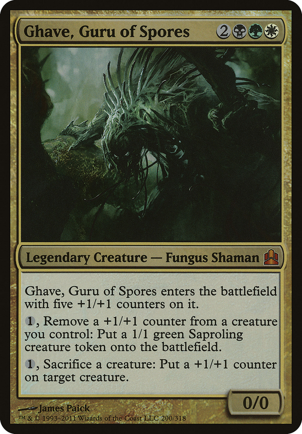 Ghave, Guru of Spores (Commander) (OVER-200) - Commander 2011 Oversized Foil