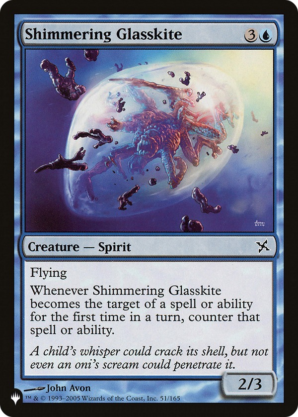 Shimmering Glasskite (LIST-BOK-51) - The List