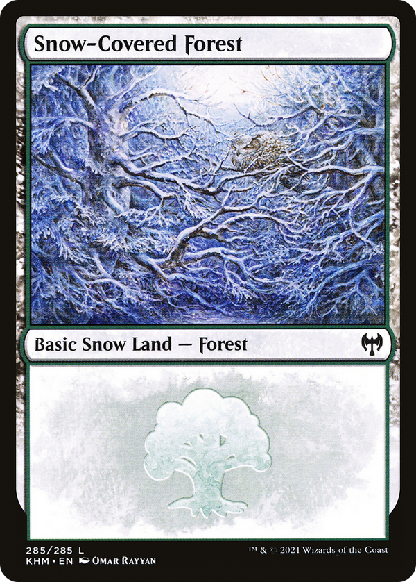 Snow-Covered Forest (285) (KHM-285) - Kaldheim: (snow) Foil