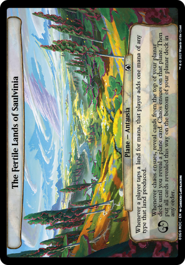 The Fertile Lands of Saulvinia (MOC-050) - March of the Machine Commander