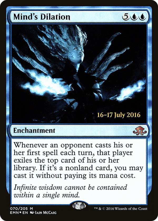 Mind's Dilation (PRE-70S) - Eldritch Moon Promos Foil