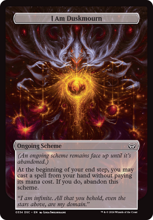 I Am Duskmourn (Full Art) (A:DSC-334) - Duskmourn: House of Horror Commander