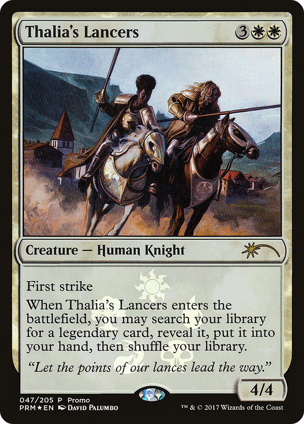 Thalia's Lancers (MEDIA-047) - Eldritch Moon Promos Foil
