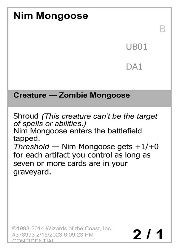 Nim Mongoose (UNK-) - Unknown Event