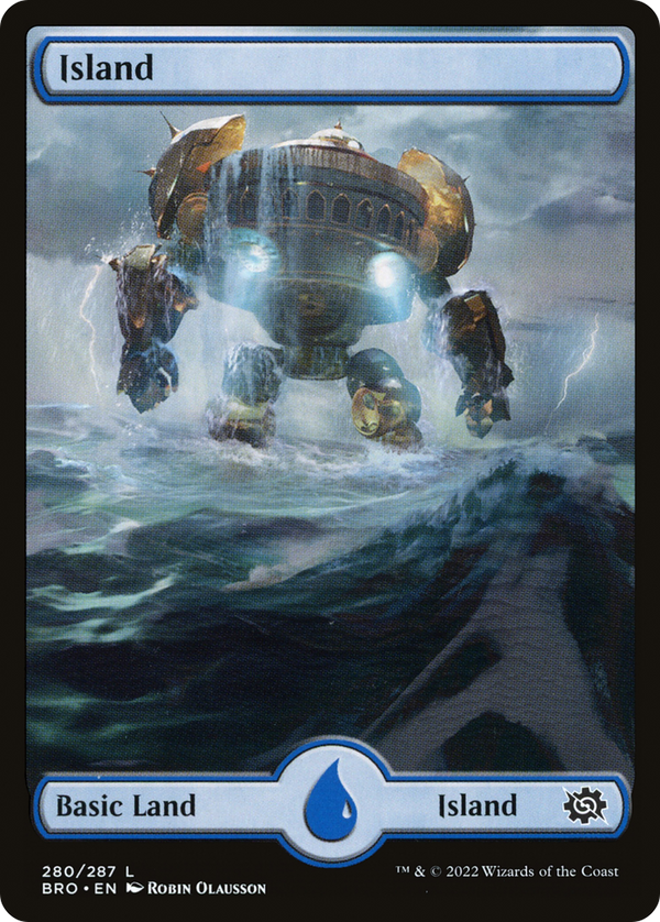 Island (280) - Full Art (BRO-280) - The Brothers' War Foil