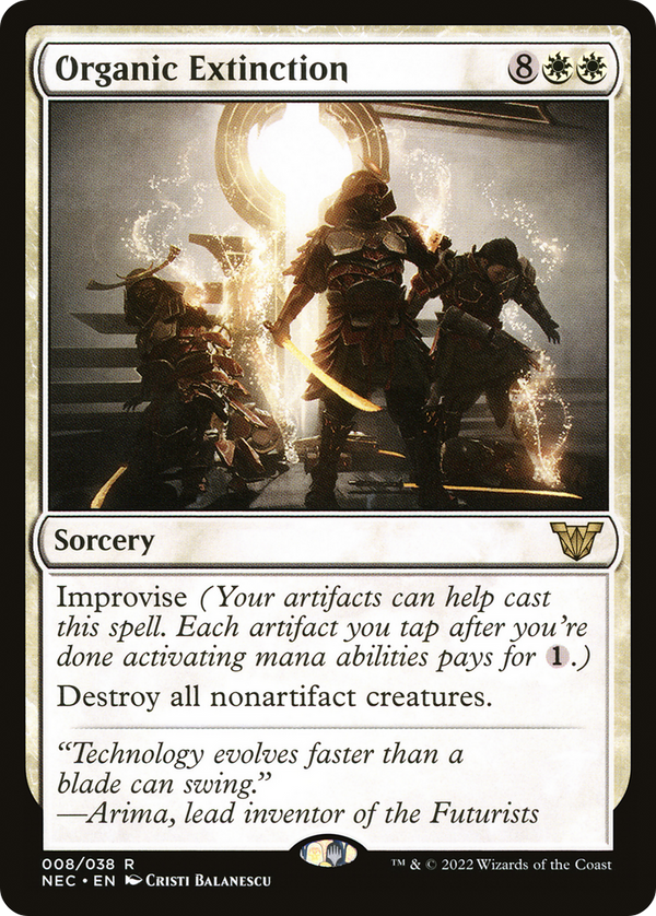 Organic Extinction (NEC-008) - Neon Dynasty Commander