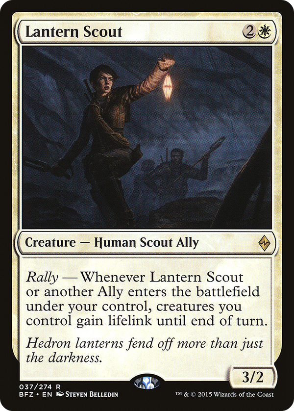 Lantern Scout (BFZ-037) - Battle for Zendikar