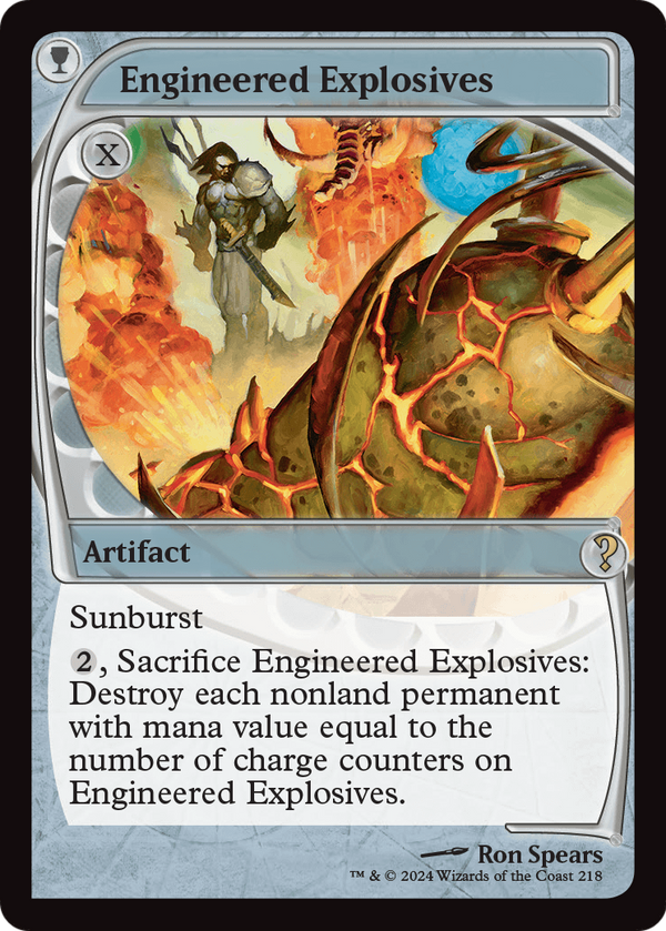 Engineered Explosives (Future Sight) (MB2-218) - Mystery Booster 2 Foil