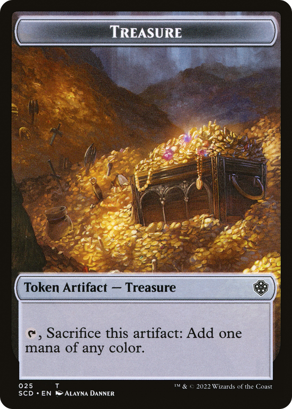 Treasure (TSCD-025) - Starter Commander Deck Tokens Foil