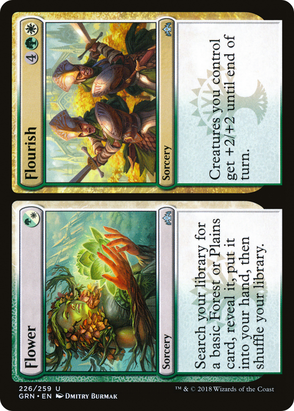 Flower // Flourish (GRN-226) - Guilds of Ravnica