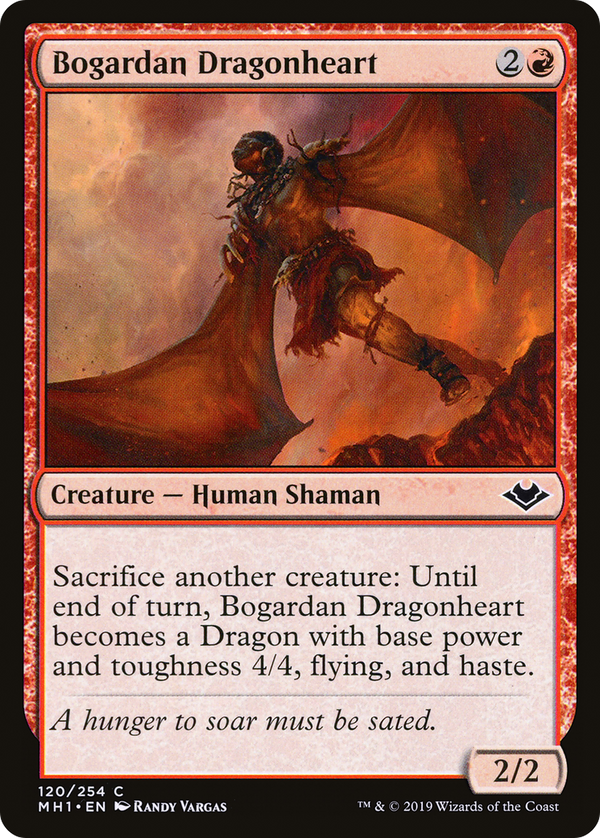 Bogardan Dragonheart (MH1-120) - Modern Horizons Foil