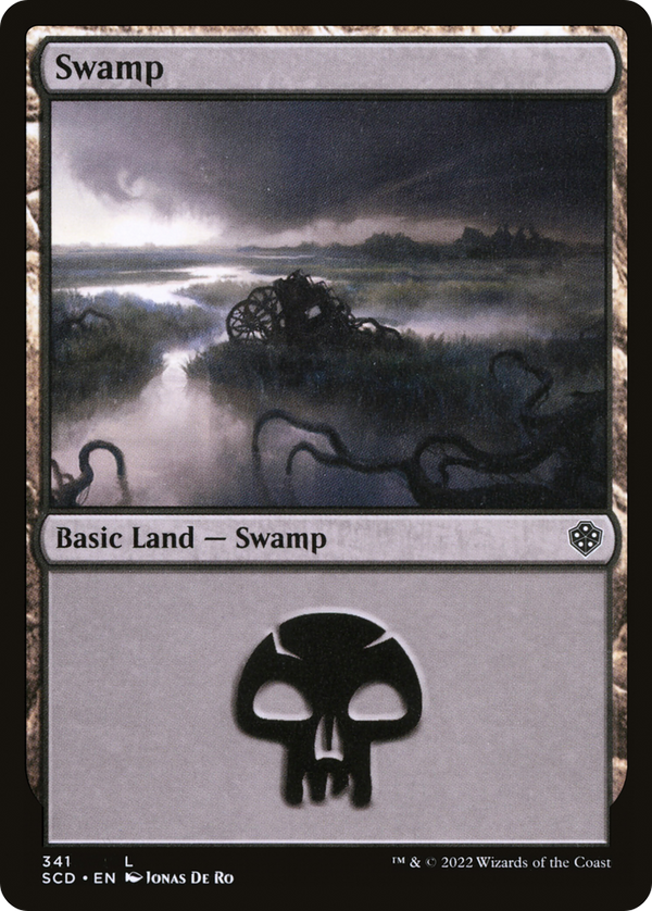 Swamp (341) (SCD-341) - Starter Commander Decks